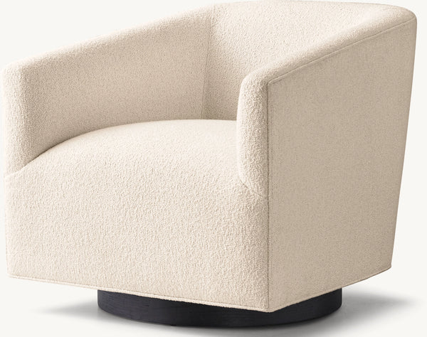 1950s Italian Shelter Arm Swivel Chair