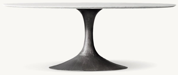 Aero Stone Oval Dining Table