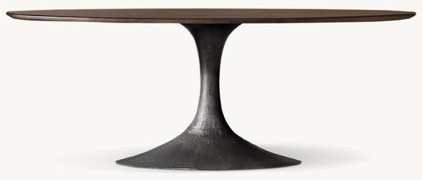 Aero Wood Oval Dining Table