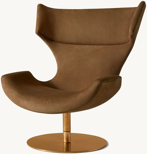 Boson Leather Swivel Chair