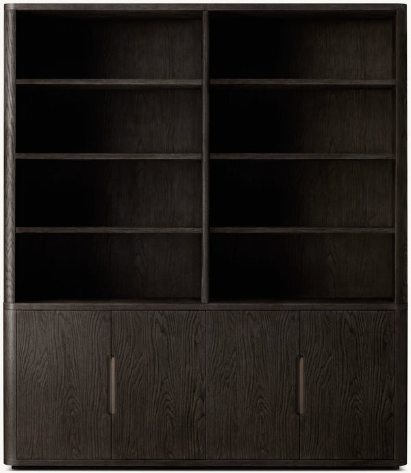 Breton 4-Door Open Sideboard & Hutch
