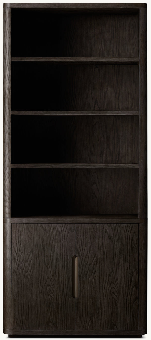 Breton Double-Door Open Sideboard & Hutch
