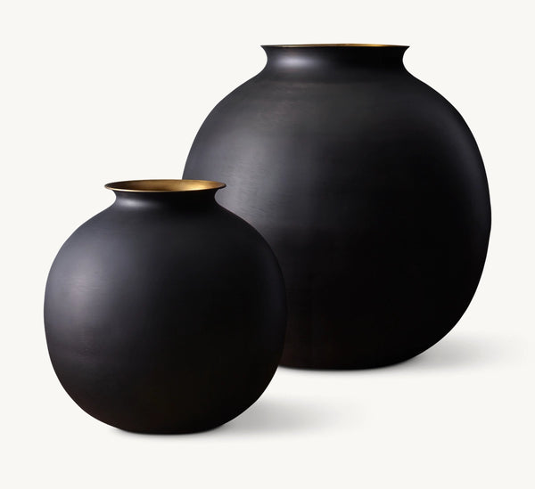 Burnished Brass Vase