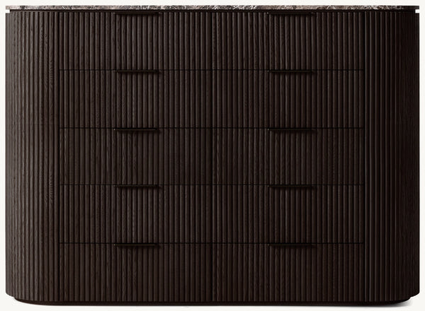 Byron Emperador 10-Drawer Dresser