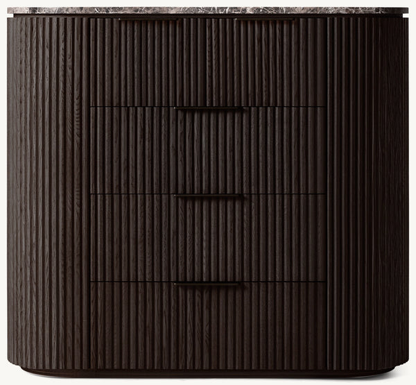 Byron Emperador 5-Drawer Dresser