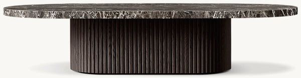 Byron Emperador Pedestal Coffee Table