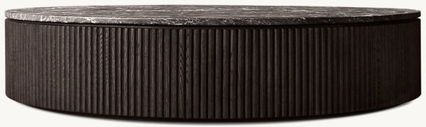 Byron Emperador Round Coffee Table