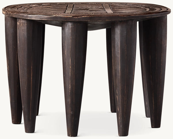 Carved-Wood African Stool 3