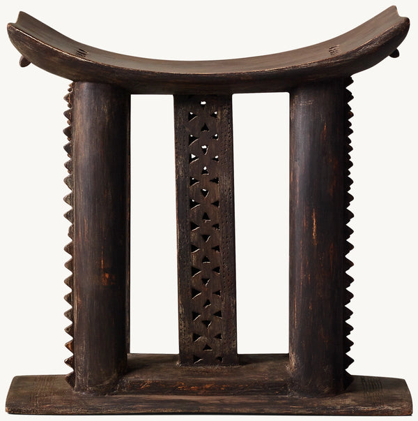 Carved-Wood African Stool 4