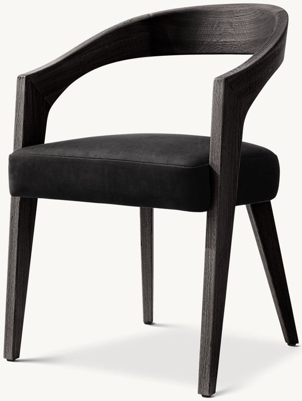 Chloé Leather Dining Armchair
