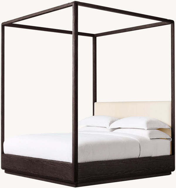 Ciro Fabric Canopy Bed