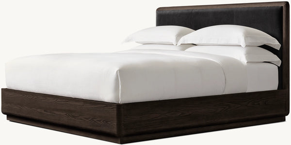 Ciro Leather Panel bed