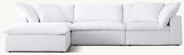 Cloud Modular 4-Piece Sofa-Chaise Sectional