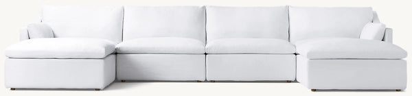 Cloud Modular Slope Arm U-Chaise Sectional
