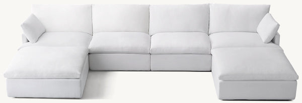 Cloud Modular Track Arm Customizable Sectional
