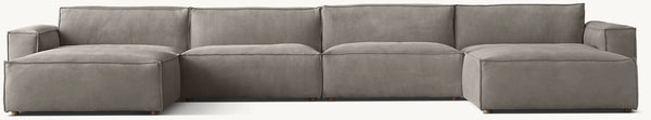 Como Modular Leather Customizable Sectional