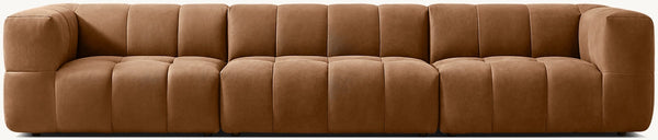 Dario Leather Modular 3-Piece Sofa