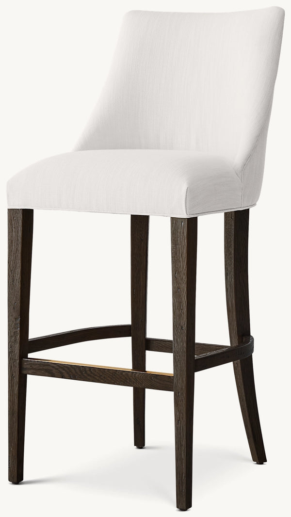 Ella Armless Fabric Bar & Counter Stool