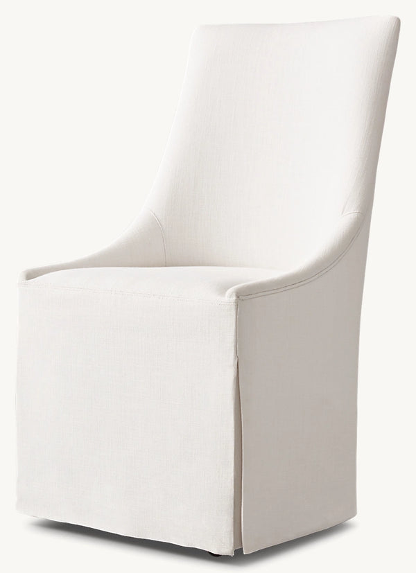 Ella Skirted Fabric Dining Side Chair