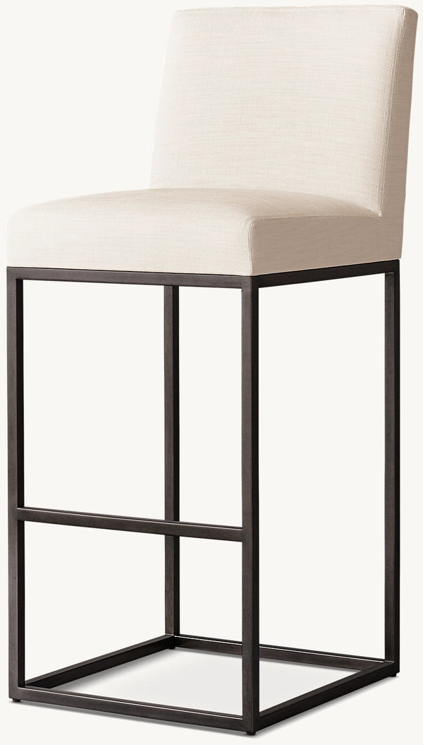 Emery Armless Fabric Bar & Counter Stool