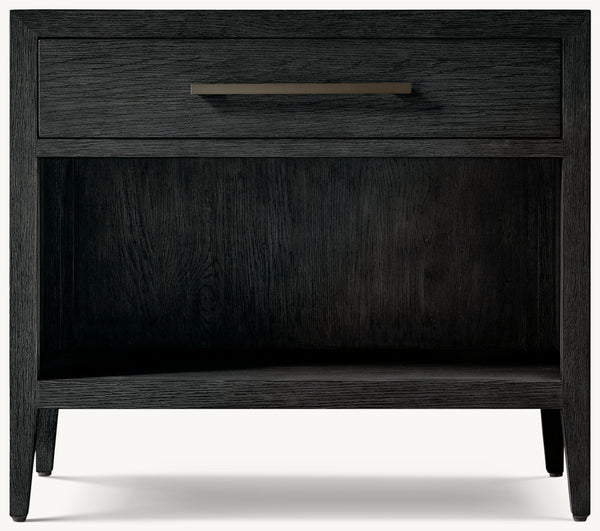 French Contemporary Open Nightstand