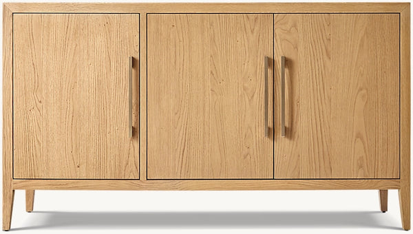 French Contemporary Triple-Door Sideboard