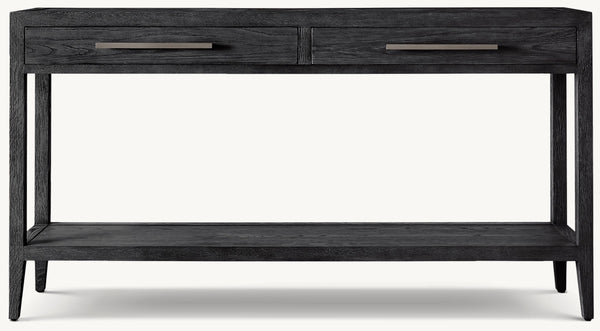 French Contemporary 2-Drawer Console Table