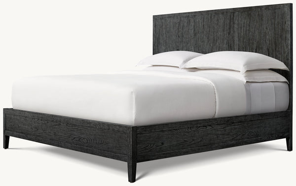 French Contemporary Panel Bed