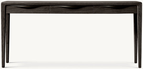 Gael Oak Console Table with Drawers