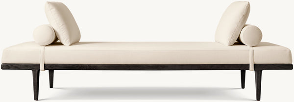 Gael Oak Fabric Panel Daybed
