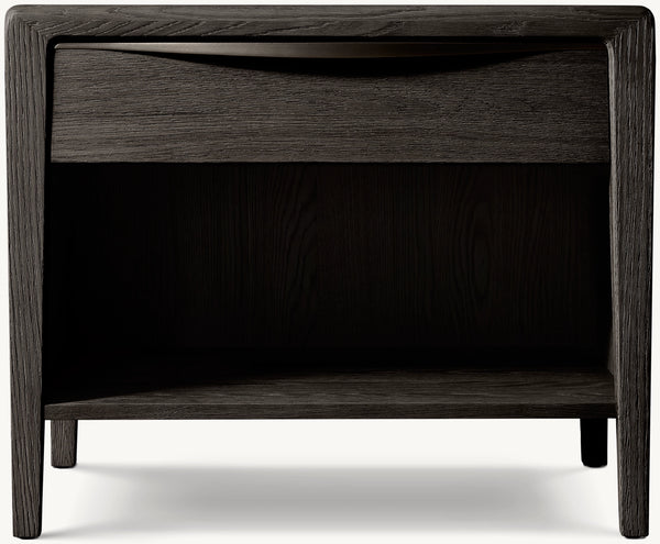 Gael Oak Open Nightstand