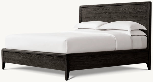 Gael Oak Panel Bed