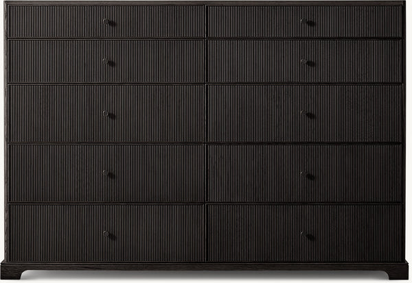 Genevieve Reeded 10-Drawer Dresser