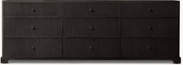 Genevieve Reeded 9-Drawer Dresser
