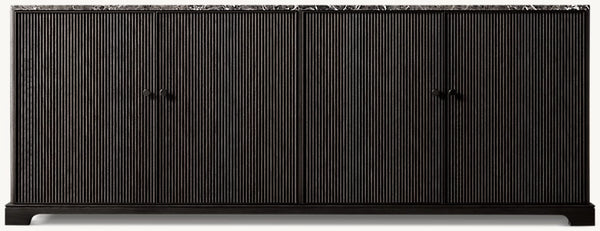 Genevieve Stone Reeded 4-door Sideboard