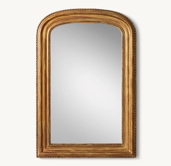 Gilt Arched Mirror