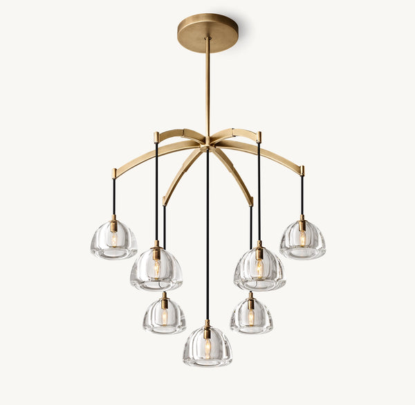 Hemisphere Round Chandelier 36"