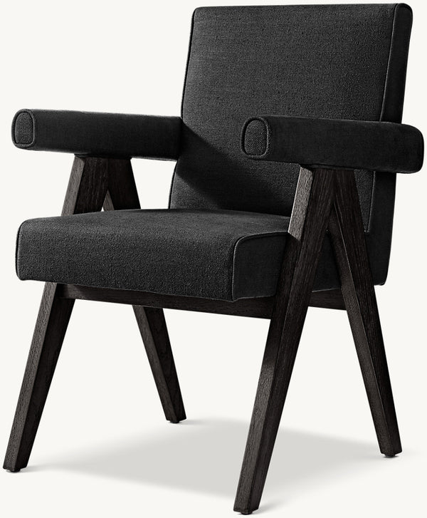 Jakob Fabric Dining Armchair