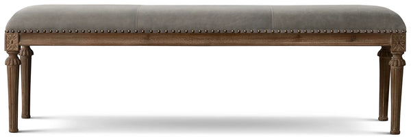 Maison Leather End-of-Bed Bench