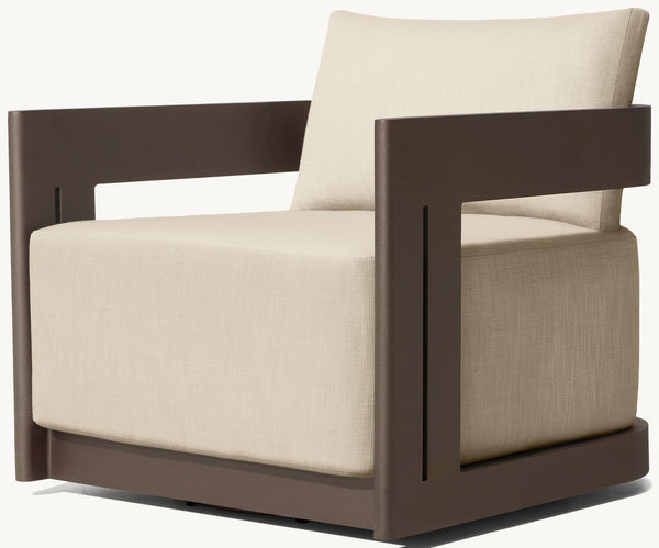 Matira Aluminum Swivel Lounge Chair