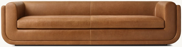 Matteo Leather Bench-Seat Sofa