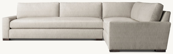 Maxwell Right-Arm Bench-Seat L-Sectional