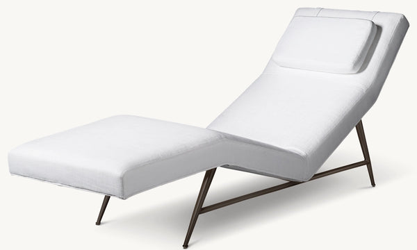 Milo Baughman Model #149, 1953 Leather Chaise
