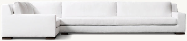 Modena Track Arm Bench-Seat Left-Arm L-Sectional