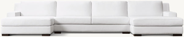Modena Track Arm U-Chaise Sectional