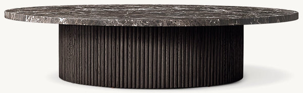 Mulholland Stone Round Coffee Table