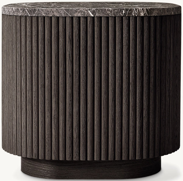 Mulholland Stone Square Side Table
