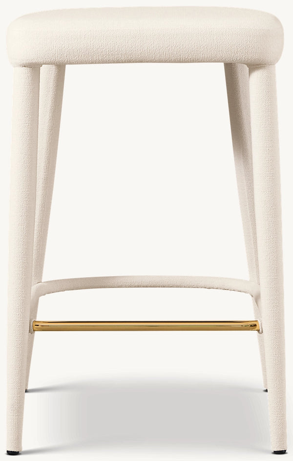 Nicola Backless Fabric Bar & Counter Stool