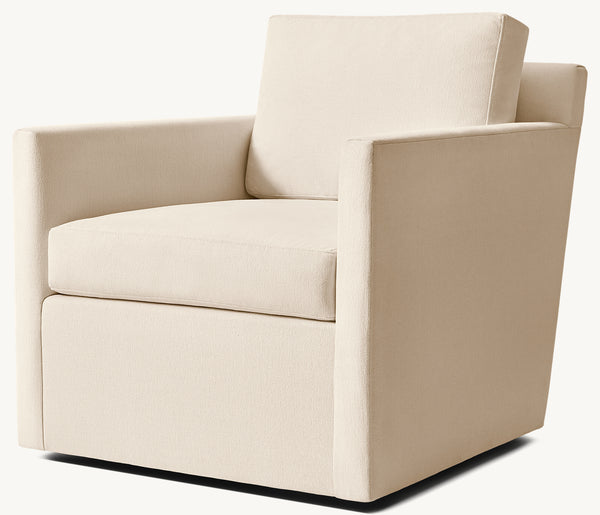 Oliver Track Arm Swivel Chair