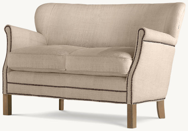 Professor's Settee With Nailheads
